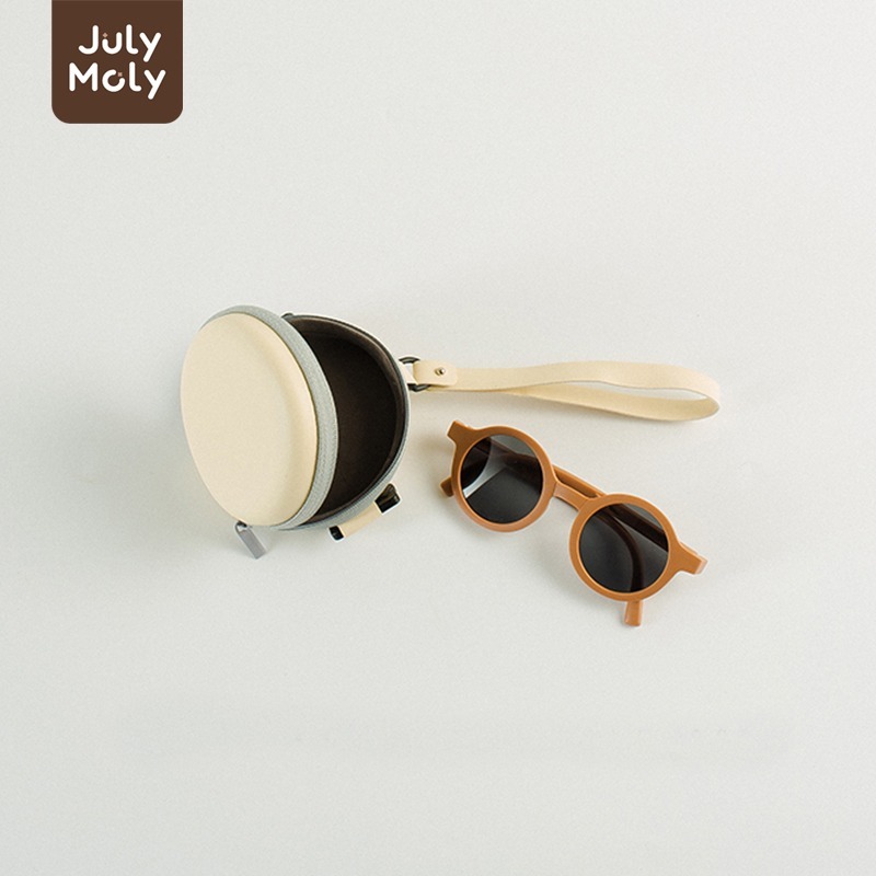 July Moly แว่นตาเด็ก พับได้ แว่นตากันแดด สําหรับเด็กผู้ชาย และเด็กผู้หญิง พร้อมกล่องใส่แว่นตา ราคา ถูกที่สุด ดีลบีเคเค แกลเลอรีภาพที่ 5