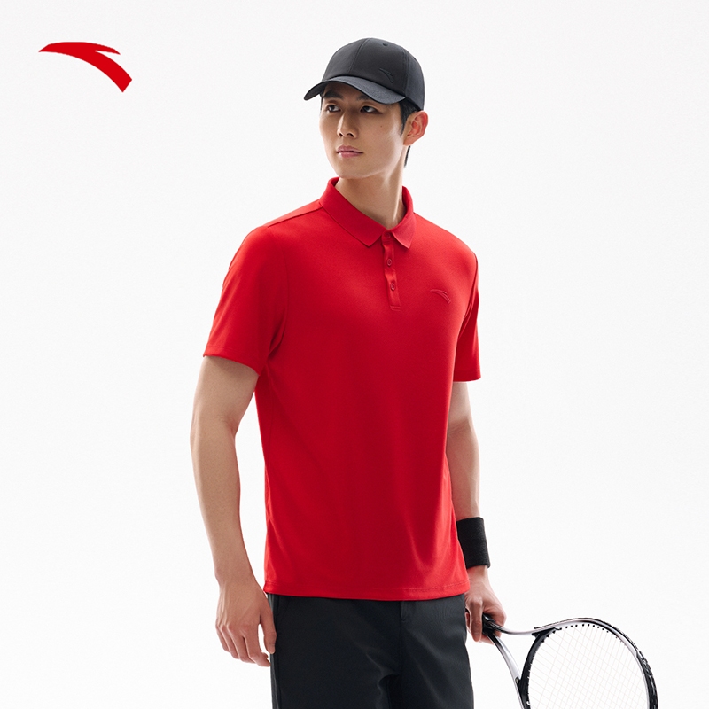 ANTA เสื้อโปโลผู้ชายแขนสั้นแห้งเร็วธุรกิจเสื้อยืดแขนสั้นลําลอง 952527135 - รูปที่ 7