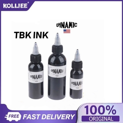 DYNAMIC Tattoo Ink Triple Black 240ml หมึกสักถาวร 1/2/8Oz แต่งหน้า Pigment Art Tattoo Supply