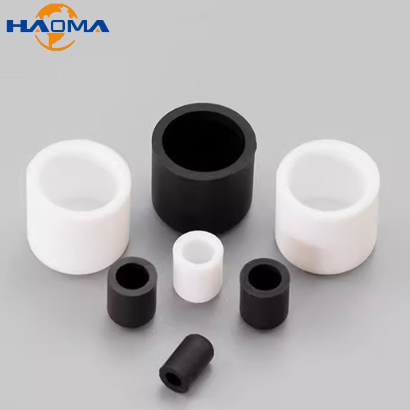 ยางซิลิโคนรอบหมวก ID 3-68.5 มม.ซีลฝุ่น Blanking End Stopper ฝาครอบป้องกันสําหรับท่อหลอดเฟอร์นิเจอร์แผ่นสีขาว/สีดํา