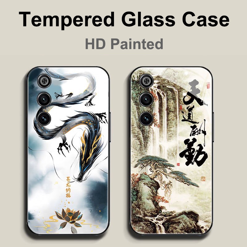 สําหรับ Nubia Red Magic Air Case NX789J 9H แก้วเคสโทรศัพท์สําหรับ RedMagic Air ShockProof ฝาหลังสีแด