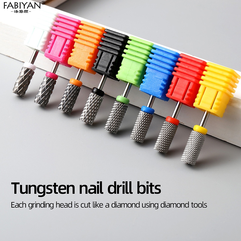 หัวเจียรเล็บอย่างดี หัวเจียรม่วงเล็บคาร์ไบด์ เก็บขอบ pvc ได้,ถอดเจลได้ ถอดเล็บได้ทุกชนิด
