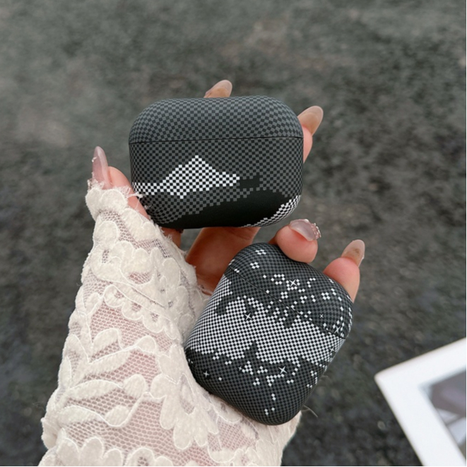 คุณภาพสูงคาร์บอน Brazing Mountain Peak รูปแบบหูฟังสําหรับ AirPods 1/2/3/4/Pro2/Pro หูฟังบลูทูธ Shock และ Drop Resistance Case