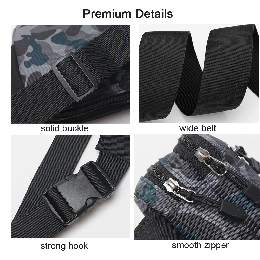 Famenr【พร้อมส่ง】กระเป๋าคาดเอว กระเป๋าคาดอก กันน้ำ Waist Fashion Bag กระเป๋าสะพายข้างสำหรับผู้ชายและผู้หญิง