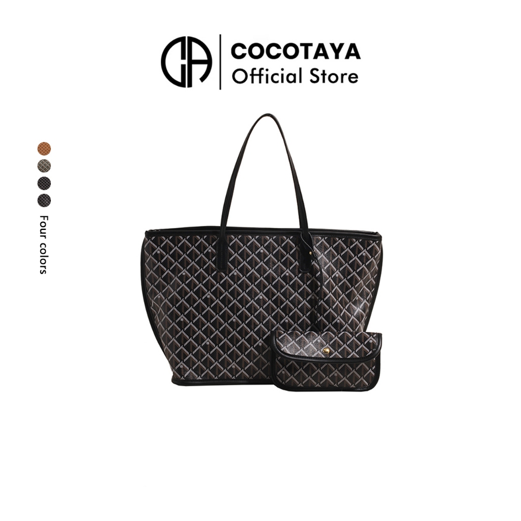 (COCOTAYA) กระเป๋าโท้ตความจุผมแฟชั่น กระเป๋าสะพาย กระเป๋าแม่เด็ก