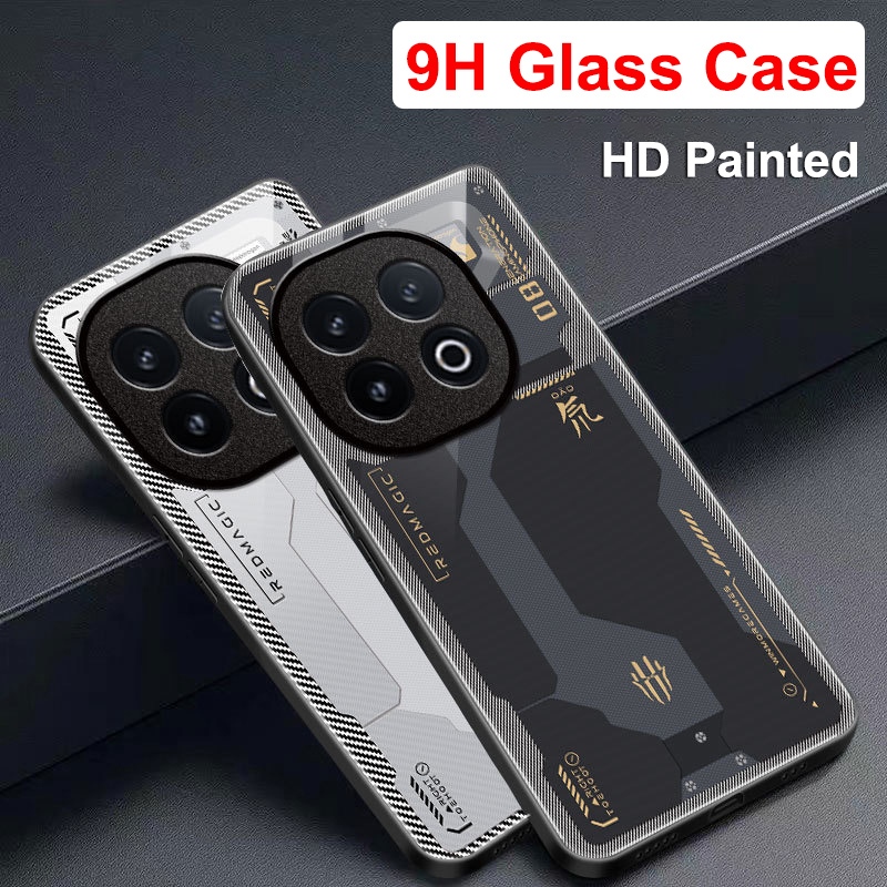 9H สําหรับ Vivo iQOO Z10 Turbo กรณี iQOO Z10Turbo Hard กระจกนิรภัยโทรศัพท์ปกหลังสําหรับ iQOO Z 10 Tu