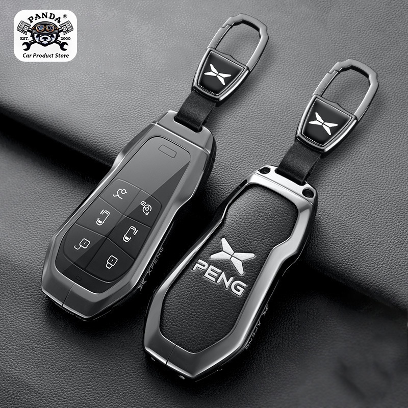 [Panda] เคสกุญแจ xpeng x9 เคสกุญแจ เคสกุญแจรถ เคสป้องกันรอยกุญแจ โลหะผสมสังกะสี เคสกุญแจรถยนต์