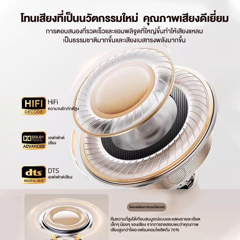 Boo TWS หูฟังบลูทูธ ชุดหูฟังบลูทูธไร้สายตัดเสียงรบกวน บลูทู ธ โปรโตคอล 5.4 หุฟังบูทูธแท้ หูฟังสำหรับเล่นกีฬา หูฟังสำหรับเล่นเกม
