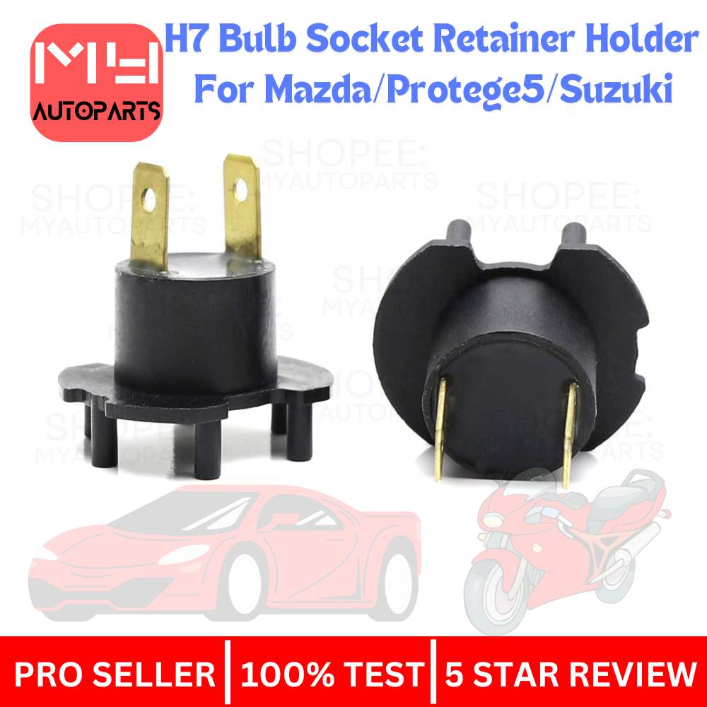 ขายส่งหนึ่งคู่ H7 ซ็อกเก็ตหลอดไฟยึดอะแดปเตอร์,ใช้งานร่วมกับ Mazda 3 5 6 MX-5 CX-7 RX-8 Protege5, Suz