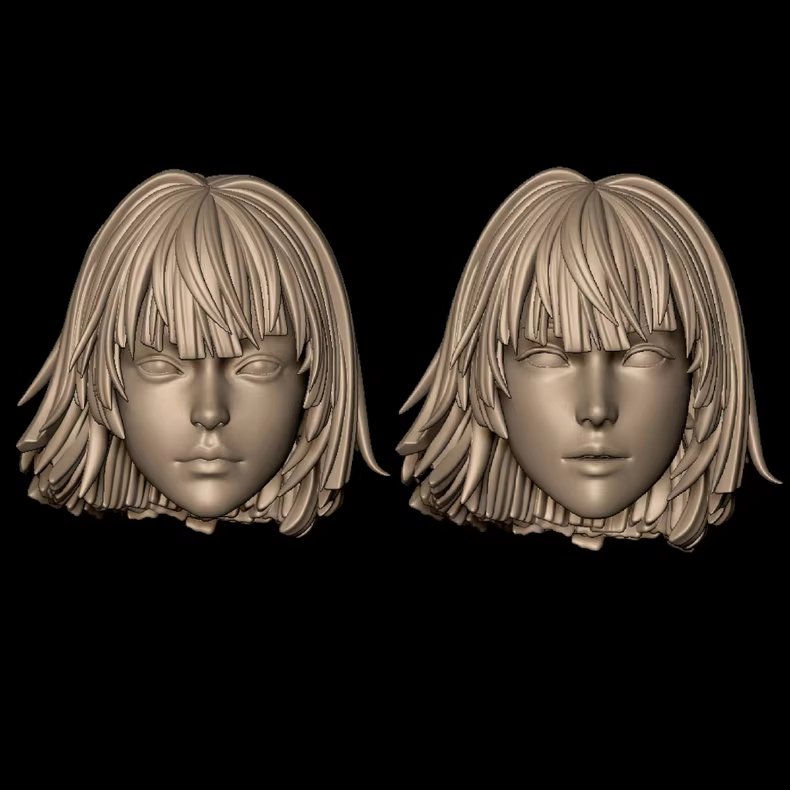 Unpainted 1/12 Scale Fubuki หัวแกะสลักรุ่น Fit สําหรับ 6 นิ้ว SHF ML MEZCO McFarlane หญิงรูปตุ๊กตาของเล่น