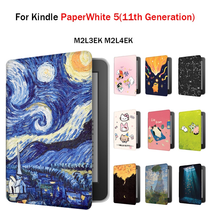 สําหรับ Kindle PaperWhite 5 M2L3EK M2L4EK ใหม่ eBook ฝาครอบ PaperWhite 11th 6.8 Auto Sleep/Wake การพ