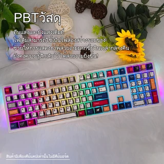 🔥ขายตรงจากโรงงาน🔥คีย์แคปธีมอนิเมะ เชอร์รี่ สูง กระบวนการระเหิด ชุดเต็ม 130 คีย์ คีย์แคปแบบแมคคานิค