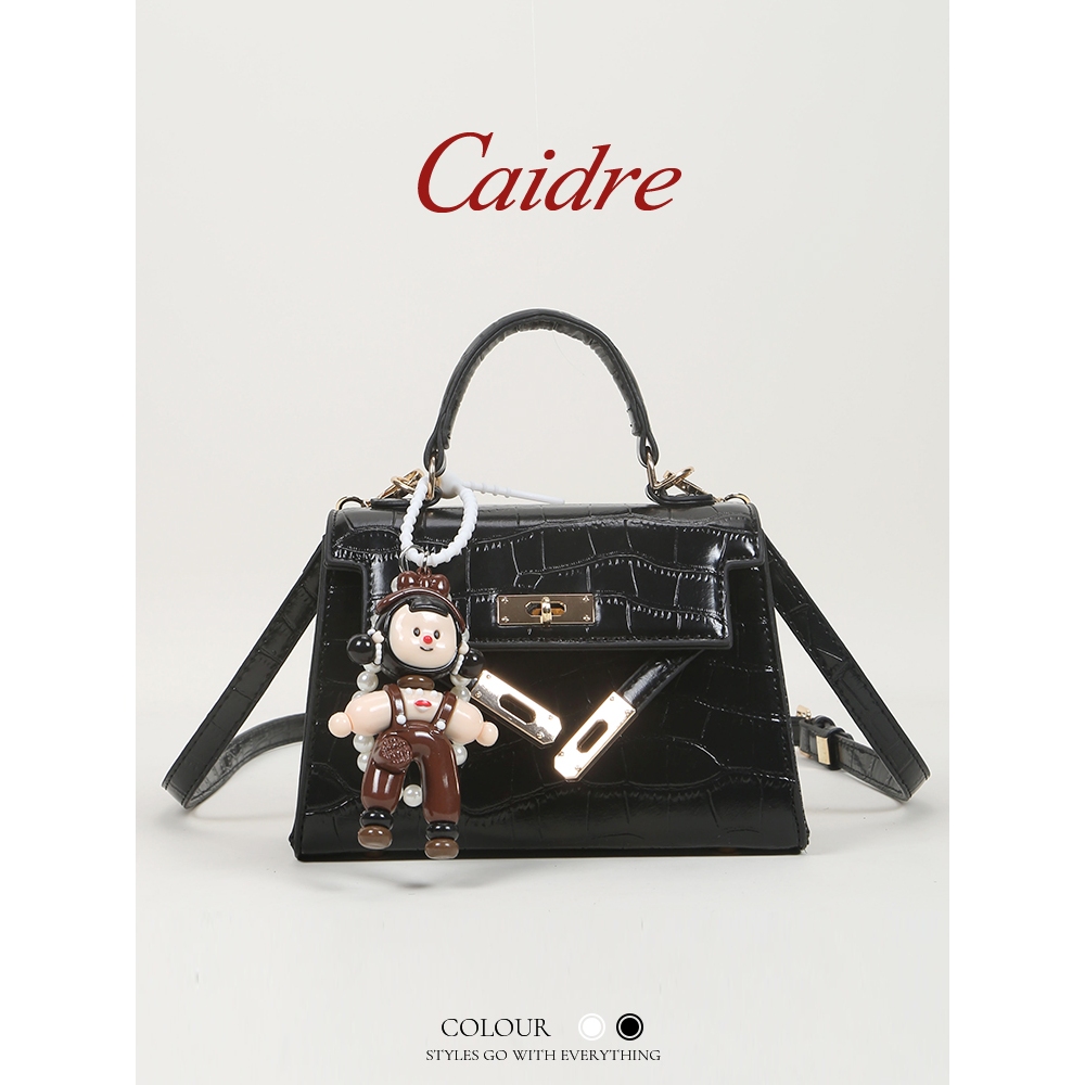 Caidre Crocodile Pattern Commuter Handbag Womens High-End Sense One-Shoulder Cross-