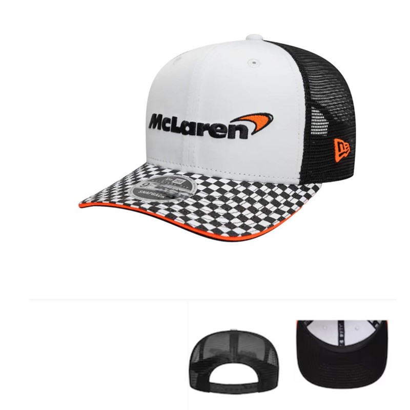 รุ่นพิเศษ McLaren F1 หมวกเบสบอล F1 หมวก Snapback รถจักรยานยนต์หมวกกลางแจ้งพร้อมสายรัดปรับระดับได้