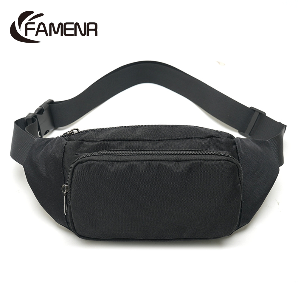 Famenr【พร้อมส่ง】กระเป๋าคาดเอว ใส่โทรศัพท์มือถือ อเนกประสงค์ จุของได้เยอะ กันน้ํา ทนต่อการสึกหรอ สไตล์นักธุรกิจ สําหรับผู
