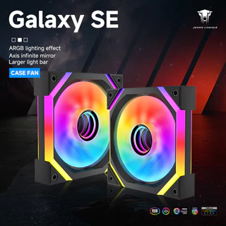 Jungle Leopard Galaxy SE ARGB CPU พัดลม 120 มม.แกน Infinity กระจกด้านข้าง Bold Light Bar 5V 3PIN Mobo Sync 4PIN PWM Daisy Chain