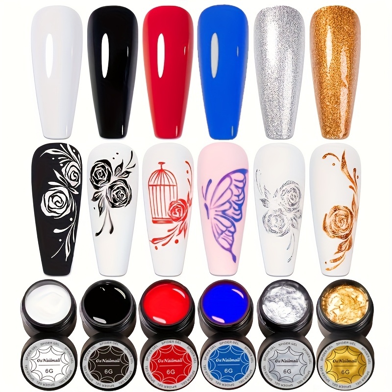 เล็บเจลแมงมุม 4-in-1 ไม่เช็ดเจลเล็บออกแบบเคลือบเงา, แช่-ปิด UV LED Top Coat, ยาทาเล็บกึ่งถาวรสําหรับเล็บ