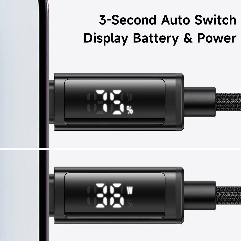 Mcdodo 100W/36W USB-C ถึง Lightning/Type C สาย Dual จอแสดงผล LED สําหรับ iP 16 Pro Max 15 124 13 12 11 Xr 8 7 6s CA-779 799 800 ราคา ถูกที่สุด ดีลบีเคเค แกลเลอรีภาพที่ 8