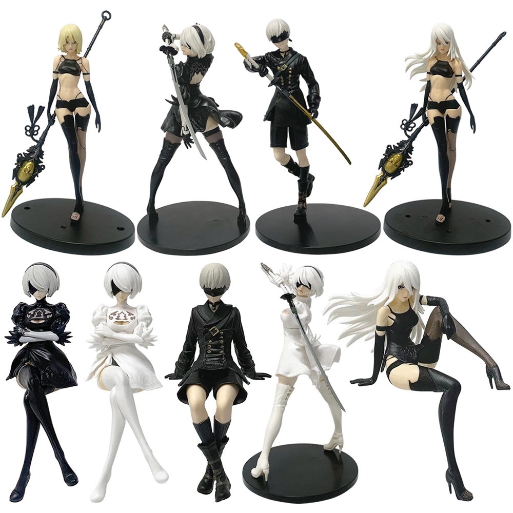เกม NieR:ฟิกเกอร์ Automata YoRHa No. 2 Type B YoRHa No. 9 ประเภท S YoRHa ประเภท A No.2 เซ็กซี่ 15 ซม.PVC Action Figure Amine คริสต์มาสของขวัญสะสม Figurine
