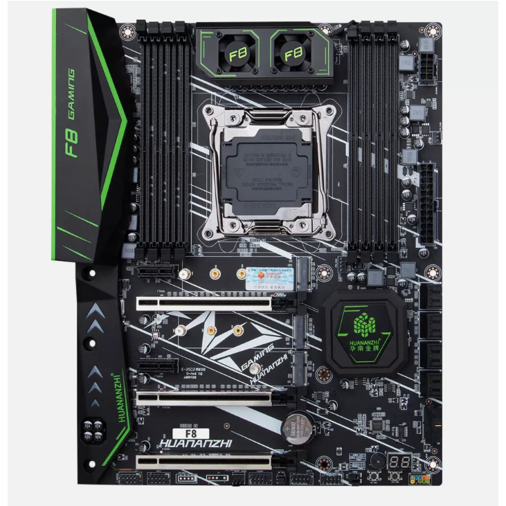 X99-F8 เมนบอร์ด LGA 2011-3 8 * DDR4 M.2 NVME NGFF WiFi สําหรับ Intel C612 เมนบอร์ด