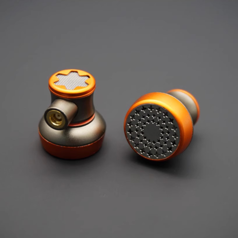 LUN SHENG Starlight 14.2 มม.HIFI Dual Dynamic Driver หูฟังหัวแบน Hi-Fi หูฟัง IEM แบบมีสาย