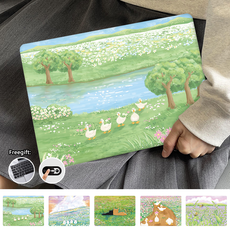 ภาพวาดสีน้ํามันสดสําหรับ 2026 ใหม่ Macbook Neo Air15 M5 A3448 M4 A32241 M3 A3114 Air13 M5 A3449 M4 A3240 M3 A3113 A1466 A4