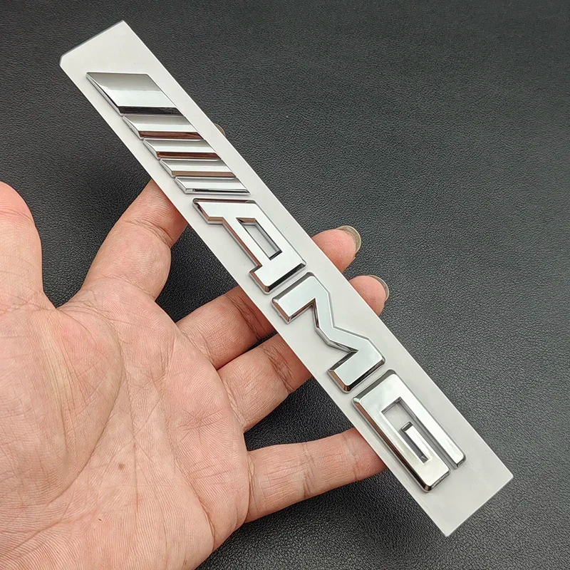 3D ABS Chrome ตัวอักษรรถโลโก้ E53 Fender TURBO 4MATIC ป้ายสัญลักษณ์ด้านหลัง Star AMG สติกเกอร์สําหรั