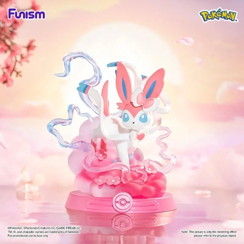 FUNISM โปเกมอนผจญภัย! Eevee Series Figures กล่องตาบอดของเล่นการกระทํารูปของขวัญวันเกิดของเล่นเด็ก