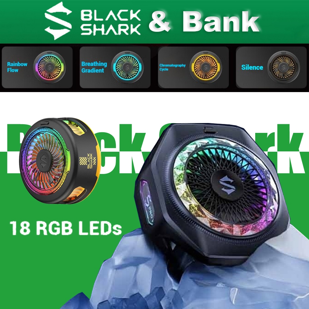 Blac k Shark FunCooler 5 BR50 20W Magnetic Cooler Game สตรีมมิ่งสดเฉพาะคูลเลอร์