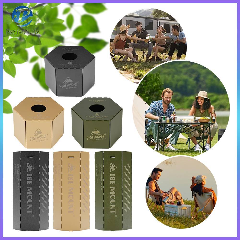 Camping Gas Can Case Anti-Fall Gas Canister Protective Cover for Outdoor Cam