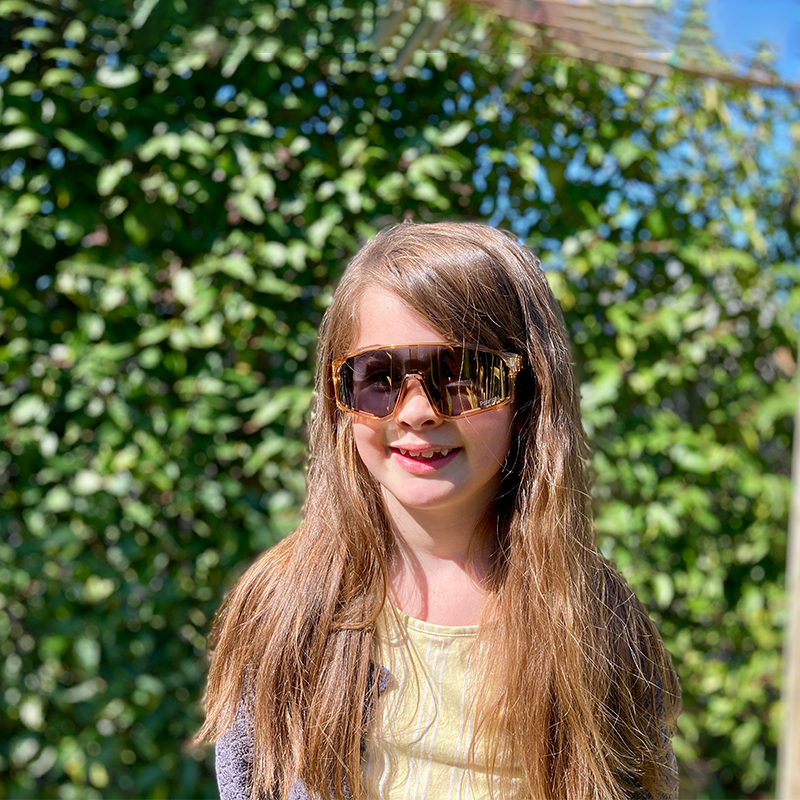 Kapvoe เด็กขี่จักรยานแว่นตาสาวขี่จักรยานแว่นตากันแดด Camping จักรยานแว่นตา UV400 เด็กจักรยานแว่นตากลางแจ้งเด็กกีฬาแว่นตา - รูปที่ 7