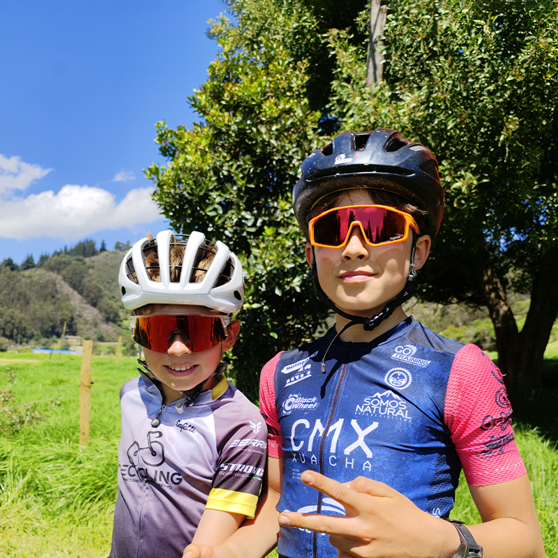 Kapvoe เด็กขี่จักรยานแว่นตาสาวขี่จักรยานแว่นตากันแดด Camping จักรยานแว่นตา UV400 เด็กจักรยานแว่นตากลางแจ้งเด็กกีฬาแว่นตา - รูปที่ 4