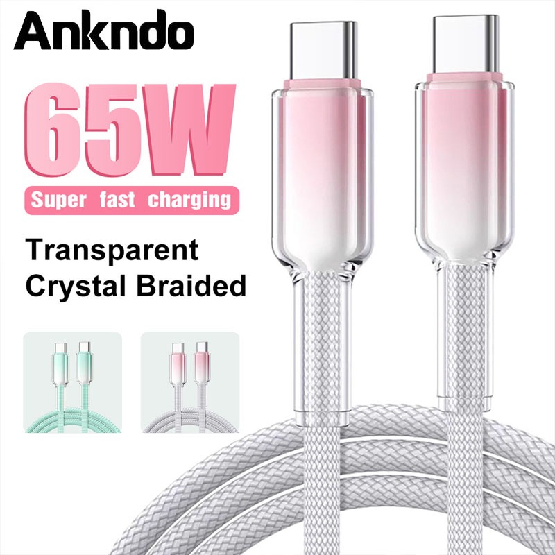 PD 60W USB C to Type C Cable Fast Charging Data Cable For IOS 16/15 Huawei Samsung USB-C Charging Cord 1M ราคา ถูกที่สุด ดีลบีเคเค