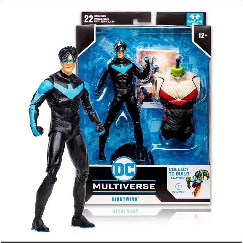 McFarlane DC Teen Titans Beast Boy Combine Nightwing แอ็คชั่นฟิกเกอร์