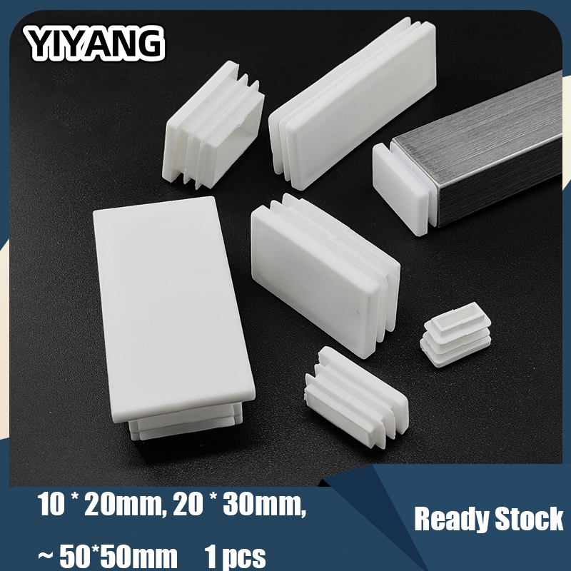 1PCS (สีขาว) Hollow พลาสติก Blanking End หมวกสแควร์/สแควร์ Plug/Inner ใส่สแควร์ปลั๊กหลอดฝาครอบเฟอร์นิเจอร์เก้าอี้ขา YIYANG – โปรปัง