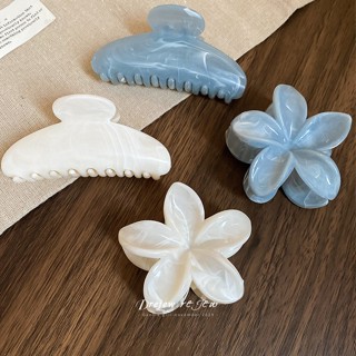 เดรช อะคริลิคเลอะพับกิ๊บดอกไม้สองด้าน2025แฟชั่นใหม่สดฉลามคลิ…