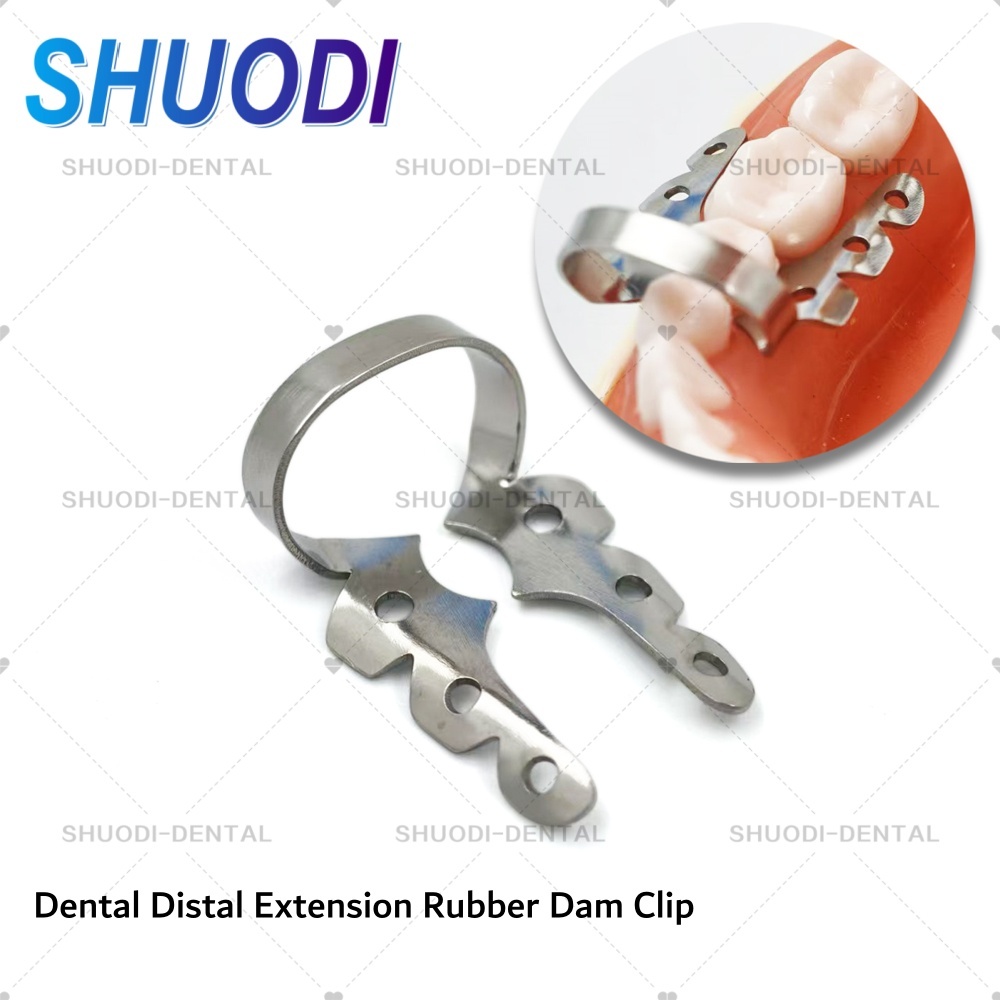 1 ชิ้นหรือ 2 ชิ้นหรือ 3 ชิ้นทันตกรรม Distal Extension ยาง Dam Clamp ยาง Barrier คลิปสแตนเลส Premolar Clamp ฟันซ่อมเครื่องมือ
