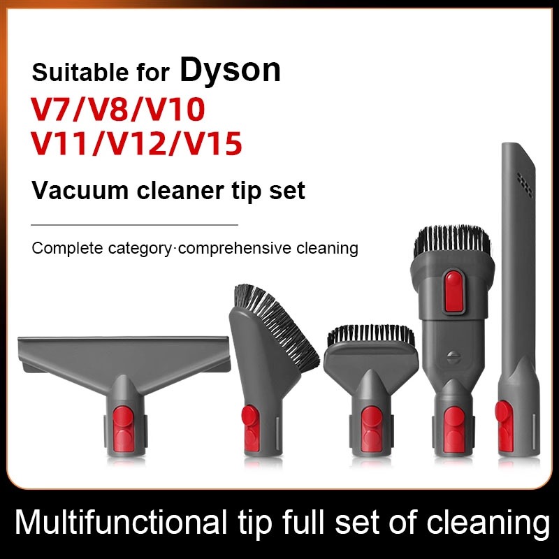 เหมาะสําหรับ Dyson V7/V8/V10/V11/V12/V15 ชุดอุปกรณ์เสริมเครื่องดูดฝุ่น, อุปกรณ์เสริมแปรงเปลี่ยนปลายร่อง