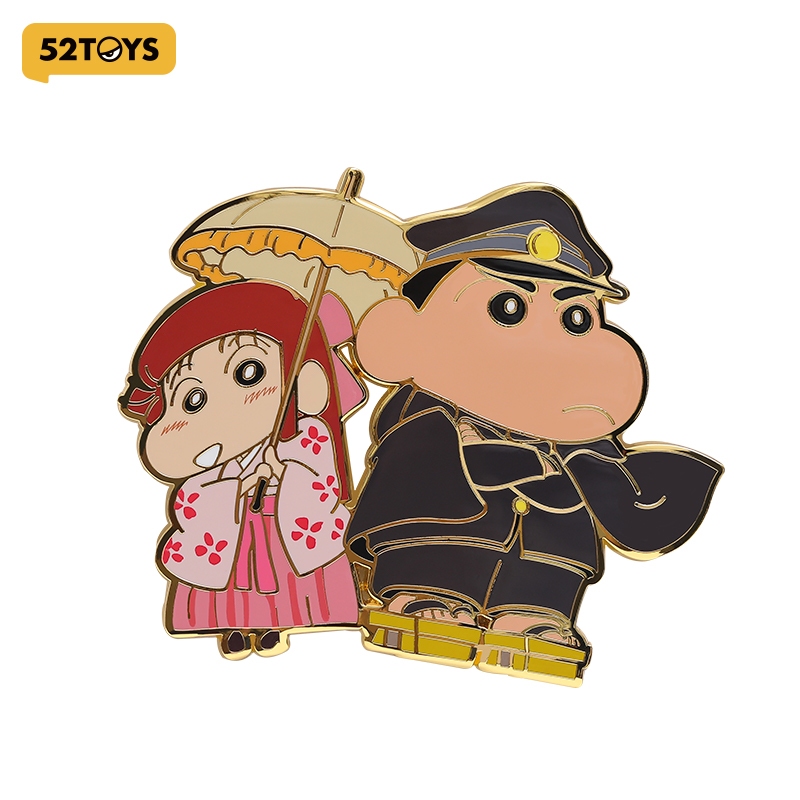 52TOYS Crayon Shinchan Collectible Pins Series-Autumn Cultural Festival Figure Toy