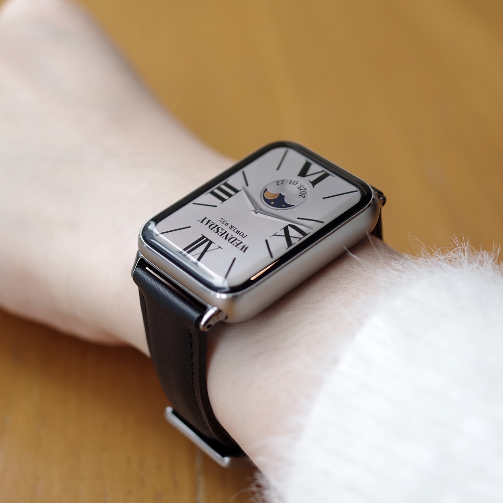 MIJOBS สายนาฬิกา สำหรับ Mi Band 9 8 Pro และ Redmi Watch 6 5 4 หนังแท้ 20 มม. เหมาะกับข้อมือเล็กของผู้หญิง สายนาฬิกาพร้อมขั้วต่อโลหะสั้น - รูปที่ 7