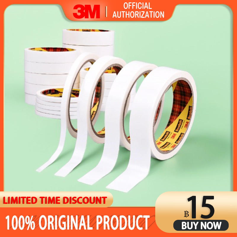 3M สก๊อตเทปสองด้านเครื่องเขียนสํานักงานนักเรียนศิลปะคลาส 2 ครั้งกระดาษเหนียวเทปสองด้าน