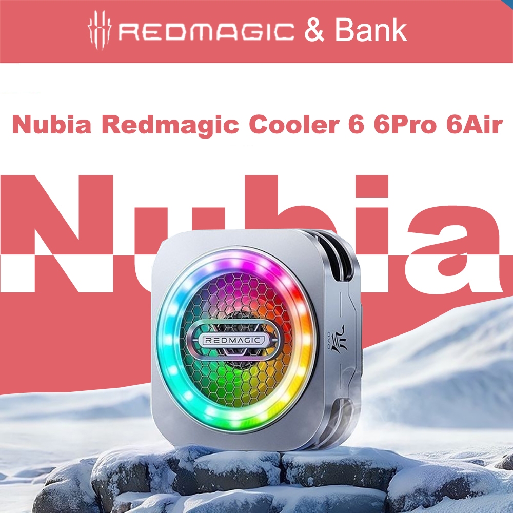 Nubia Redmagic Cooler 6 6Pro 6Air Magnetic Phone Cooler สําหรับเกม/สตรีมมิ่งสด