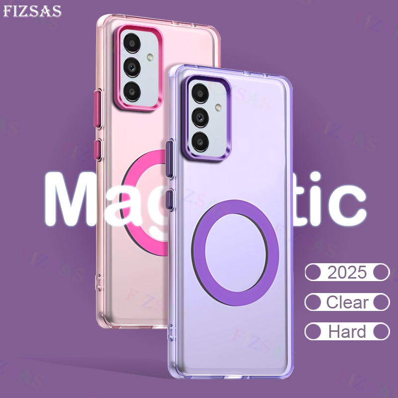 หรูหราแม่เหล็กชาร์จไร้สายเคสโทรศัพท์สําหรับ Samsung Galaxy A15/A15 5G/A15 LTE/A16/A16 5G/A16 LTE Ant