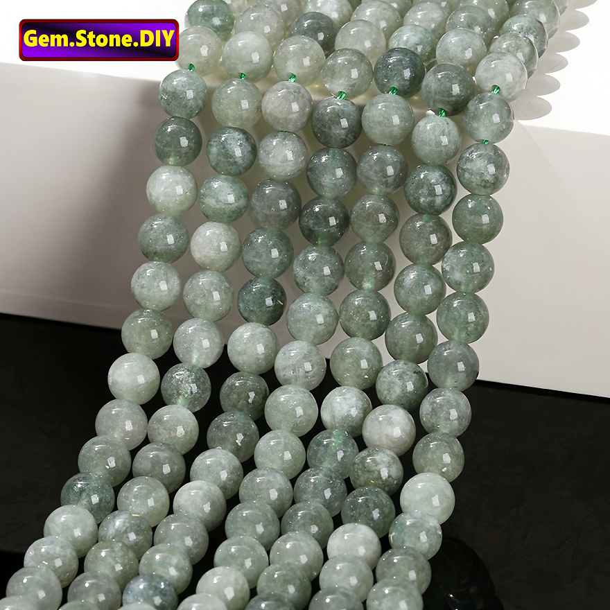 Grass Green Jade Natural Stone，Loose Bead หญ้าหยกสีเขียวหินธรรมชาติ,หลวมลูกปัด ตัวเว้นวรรค สําหรับสร้อยข้อมือ/สร้อยคอ/แหวน/ต่างหู,ขายส่งทําด้วยมือ ทําเอง เครื่องประดับ,สร้อยข้อมือหินคริสตัลเฮมสโตน,ลูกปัดคริสต