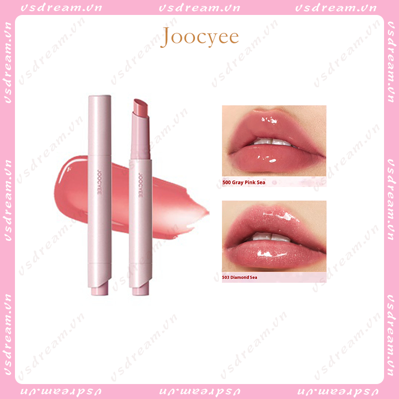 Joocyee Solid Lip Gloss Aurora Mirror Water Gloss ลิปสติก Lip Glaze Moisturizing No Makeup