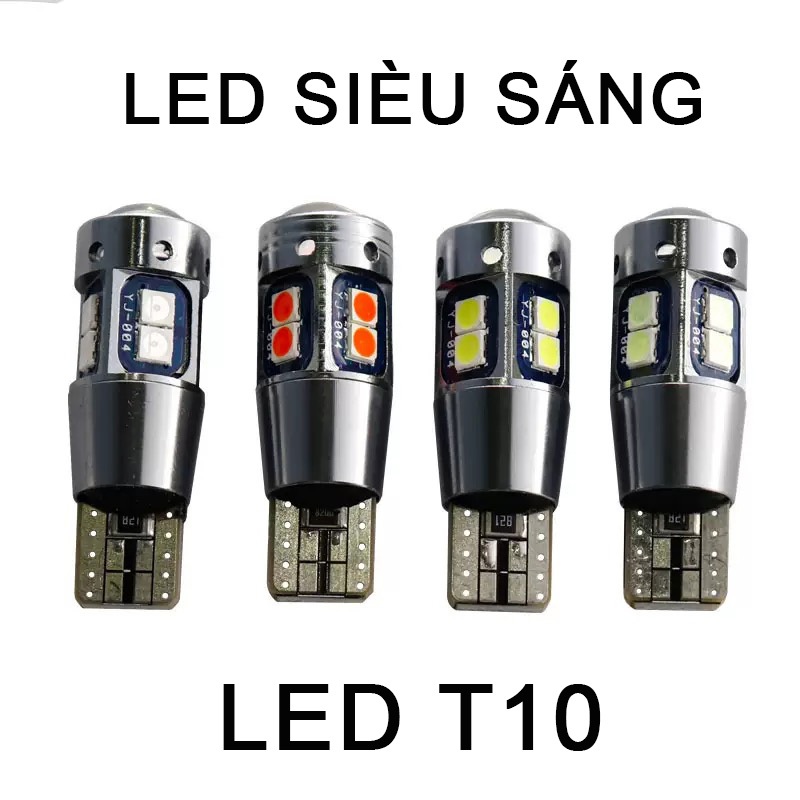 1 คู่ (2 ชิ้น) ชิป LED T10 3030 สําหรับรถจักรยานยนต์และไฟ LED รถยนต์