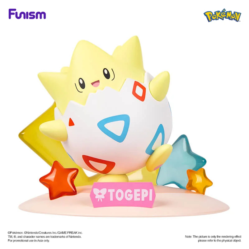 FUNISIM Pokemon Togepi Twinkmont Figures Series ตัวเลขกล่องตาบอดของเล่นรูปของขวัญวันเกิดของเล่นเด็ก