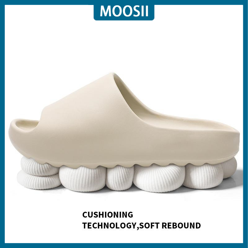 Moosii - รองเท้าแตะผู้หญิงพื้นนุ่ม รองเท้าแตะกีฬาสำหรับผู้ชายและผู้หญิงทุกขนาด 36-49