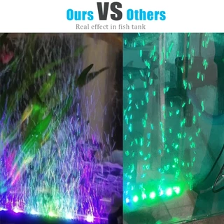 TOPOP CLUB LED Air Bubble Light Aquarium โคมไฟนาโน 76 ./56 ซม./46 ซม./36 ซม./26 ซม./15 ซม.กันน้ําเปลี่ยนสีถังปลา