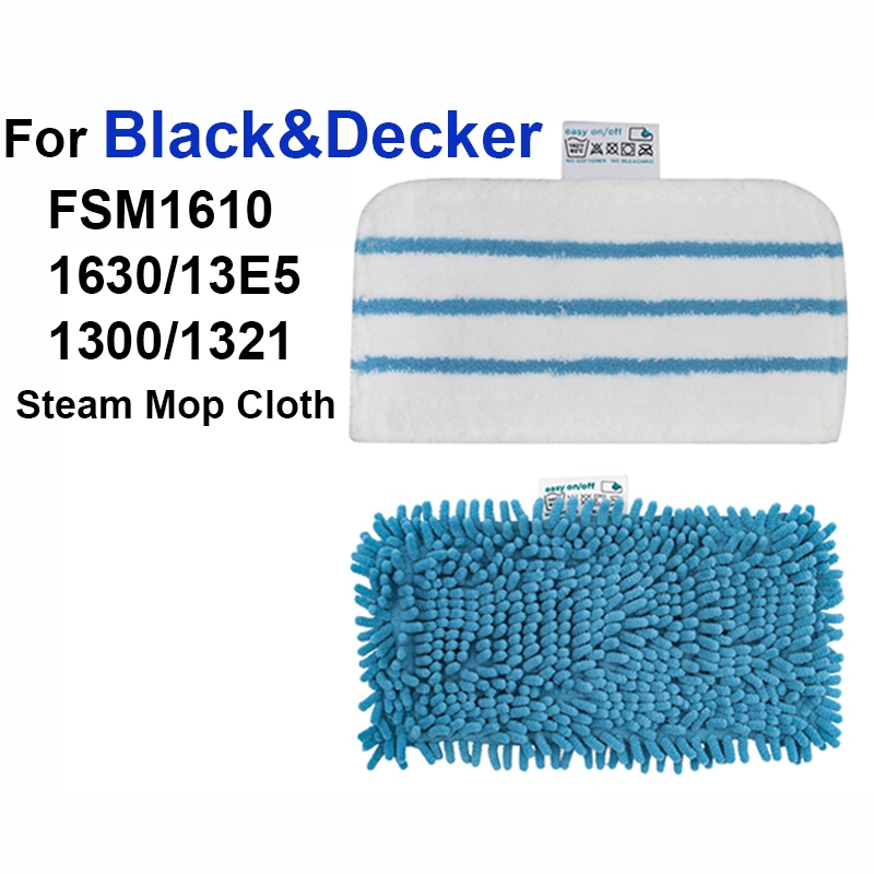 สําหรับ Black & Decker Steam Mop ผ้า FSM1610 1630 ผ้าทําความสะอาด 1300 Rag 1321 13E5 อุปกรณ์เสริม